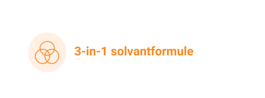 3‑in‑1 solvantformule